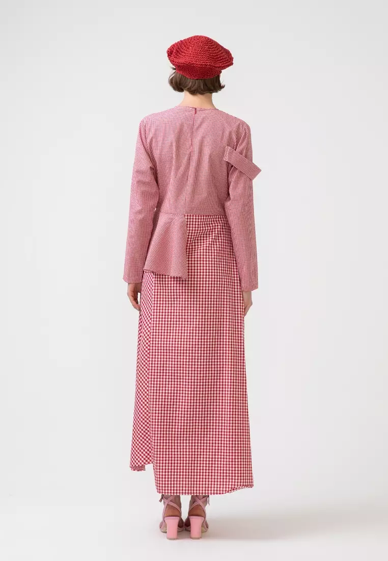 Buy Touche Prive Frilled Gingham Dress 2024 Online ZALORA Singapore