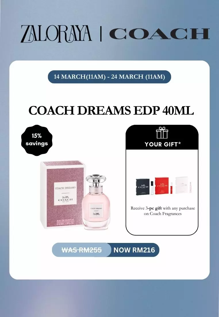 Coach dreams edp 40 ml hot sale