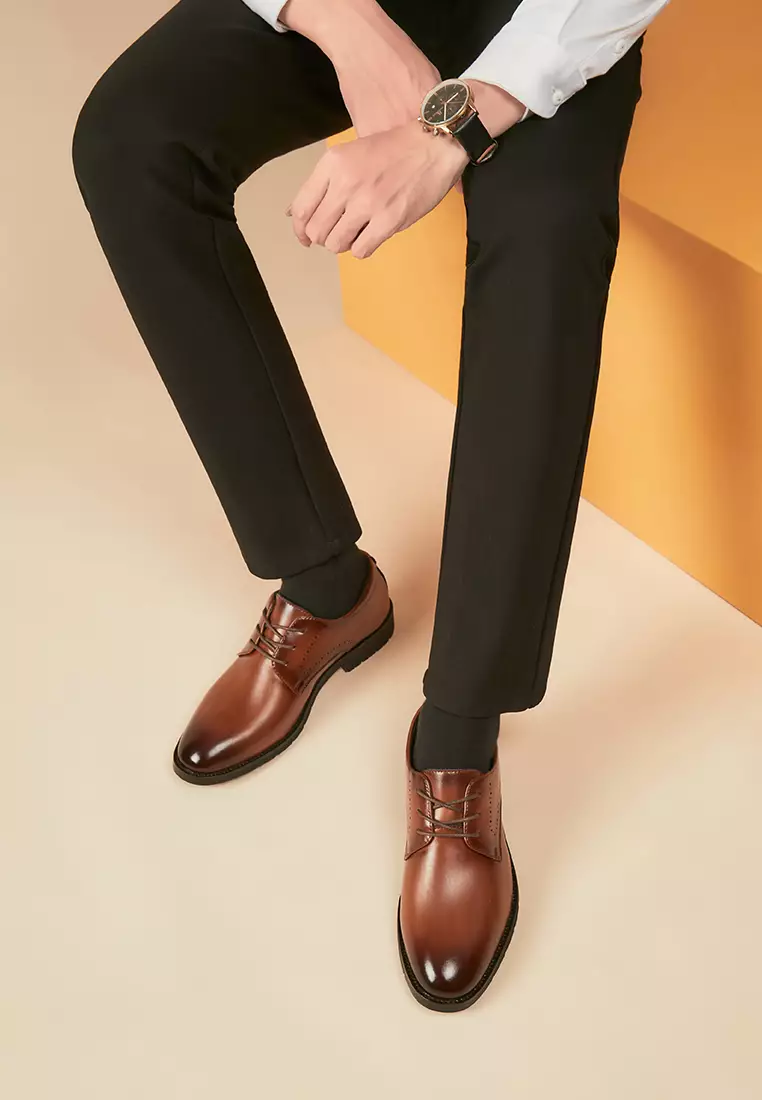 Brogue Leather Derby Shoes KB23KB65