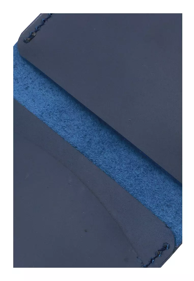 Zackly Wallet Card Holder Many Slot Handmade Material Genuine Leather 028 ORIGINAL - Blue