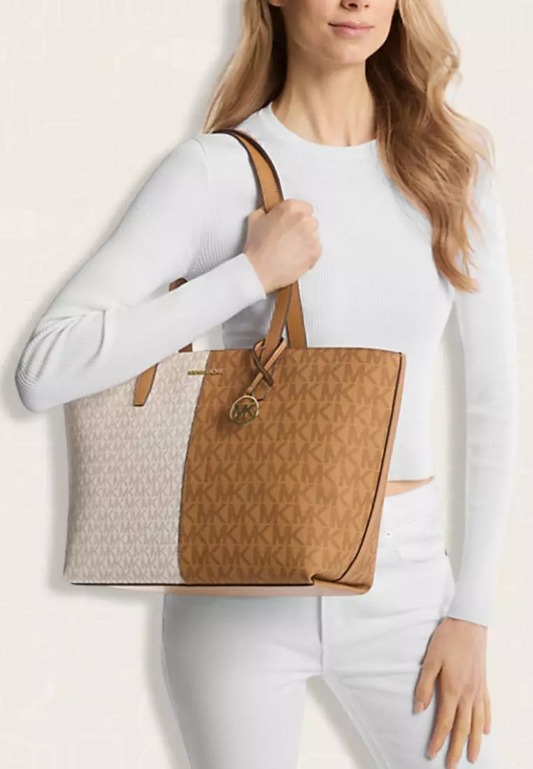 Shoulder Bag Michael Kors Brown Logo Tote HOT Logo Tote