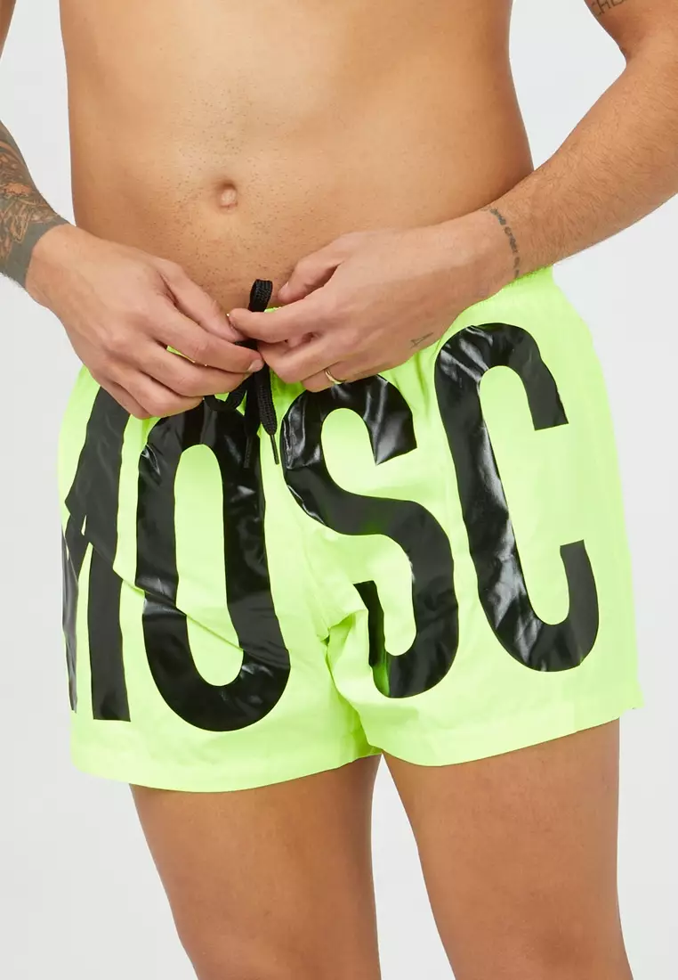 プレゼントを選ぼう！ MOSCHINO Buy MOSCHINO 2025 Yellow Shorts Swimming Man's 水着・ラッシュガード