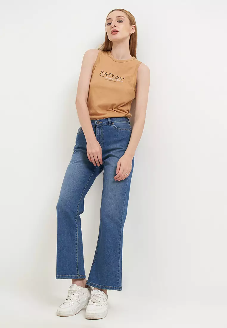 Medium Ripped Cropped Jeans 3304 (G.3304)