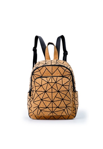 AOKING brown New Cork Backpack 37499AC6394179GS_1