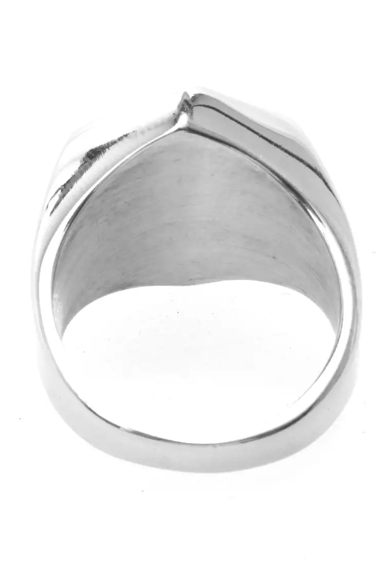 Daisy Aksesoris Fashion Pria Wanita CIncin Desain Acosta Material Titanium ORIGINAL - Silver