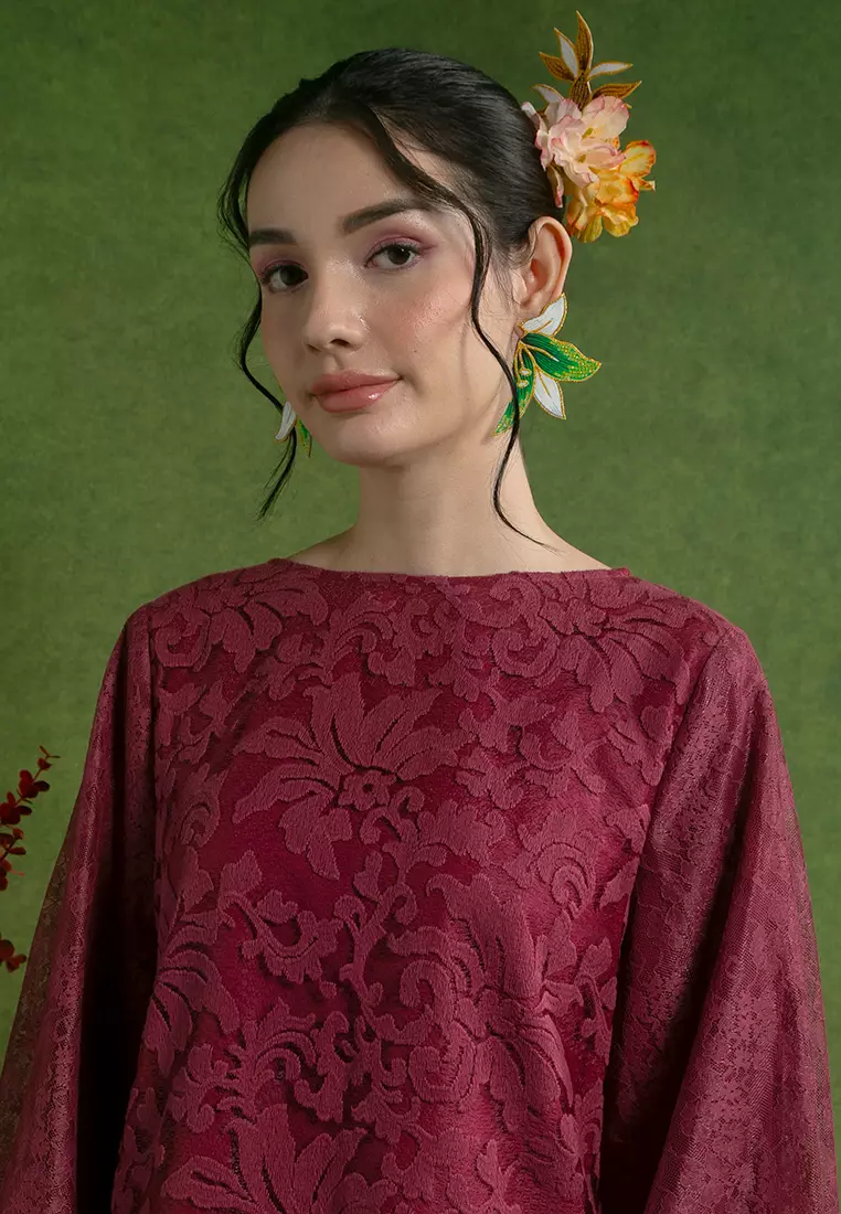 Shira Kurung Modern with Drape Skirt