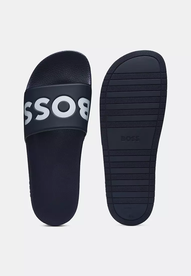 Logo Slide Sandals - BOSS Business