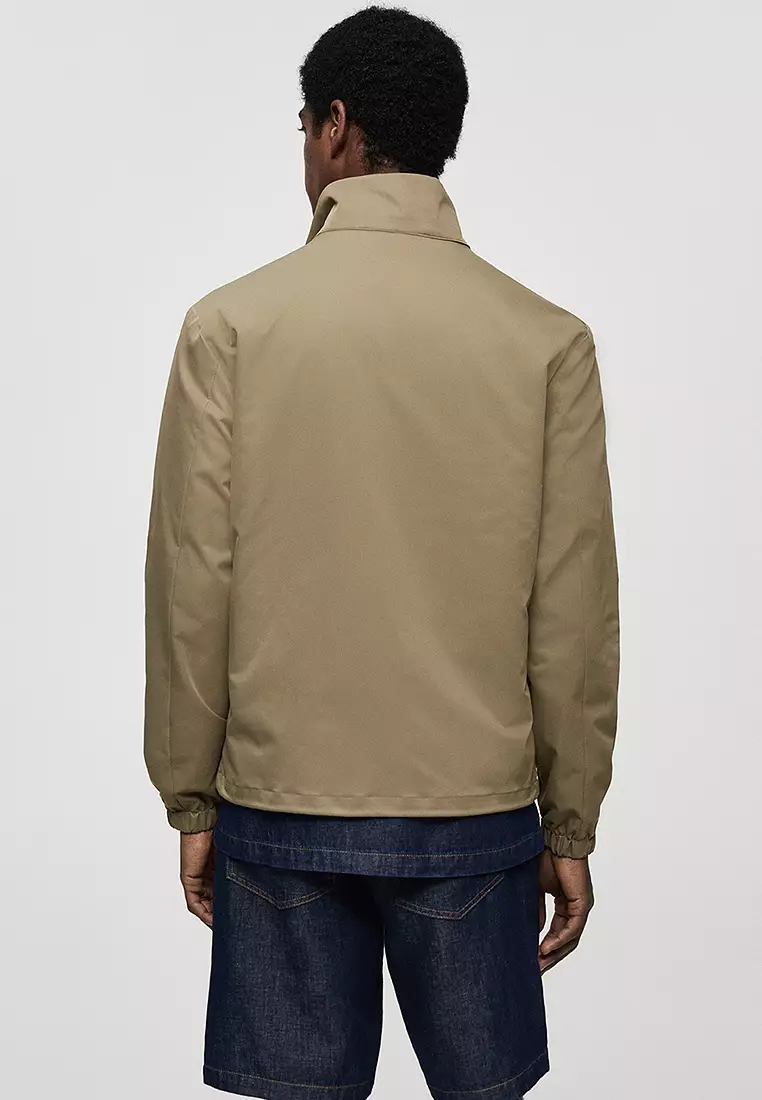 Water-Repellent Jacket With Zip