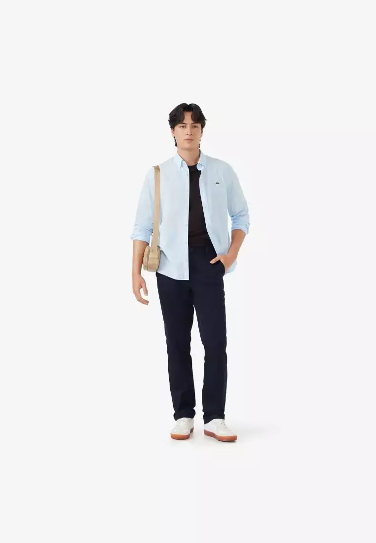 Regular Fit Stretch Poplin Shirt