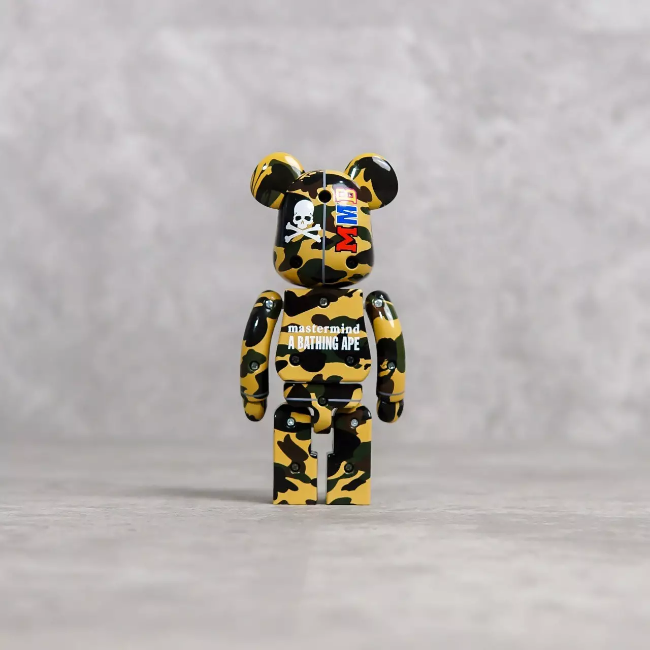 MASTERMIND X BAPE BEARBRICK CAMO 200 100% ORIGINAL