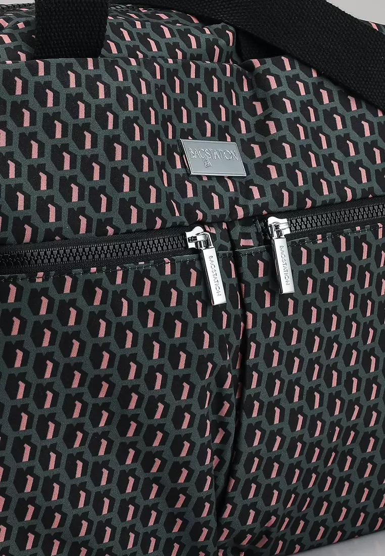 Printed Nylon Travel Bag