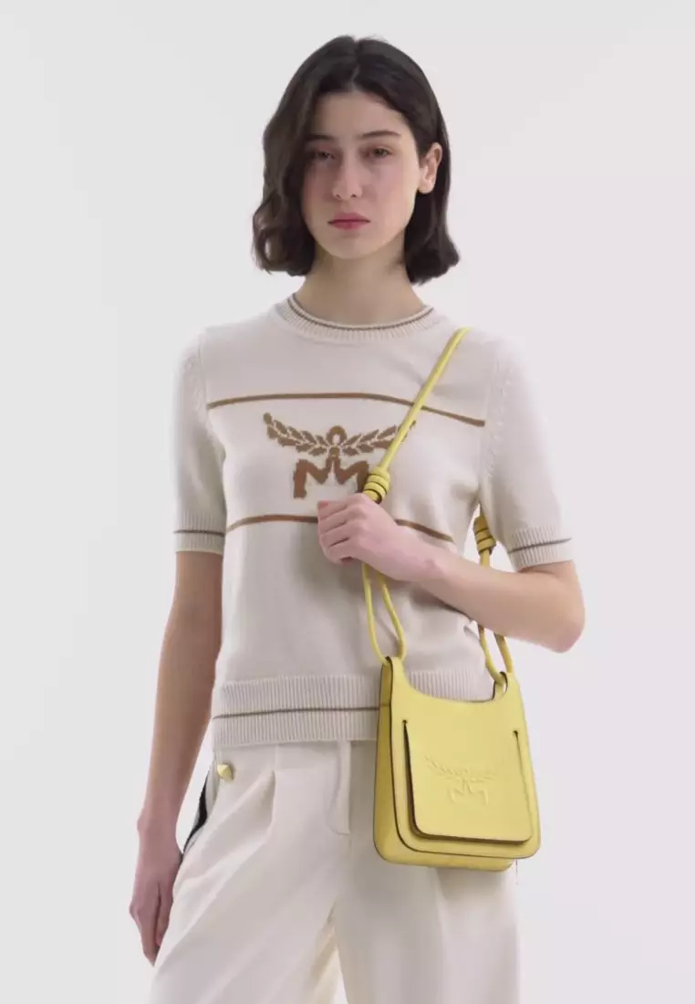 ショルダーバッグ・ポシェット MCM LEATHER HIMMEL HOBO BAG WITH EMBOSSED LOGO Buy MCM Himmel Hobo in Embossed Logo Leather 2025 Online