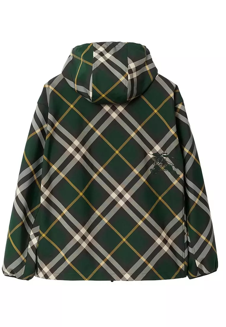 Plaid Jacket in Ivy Green
