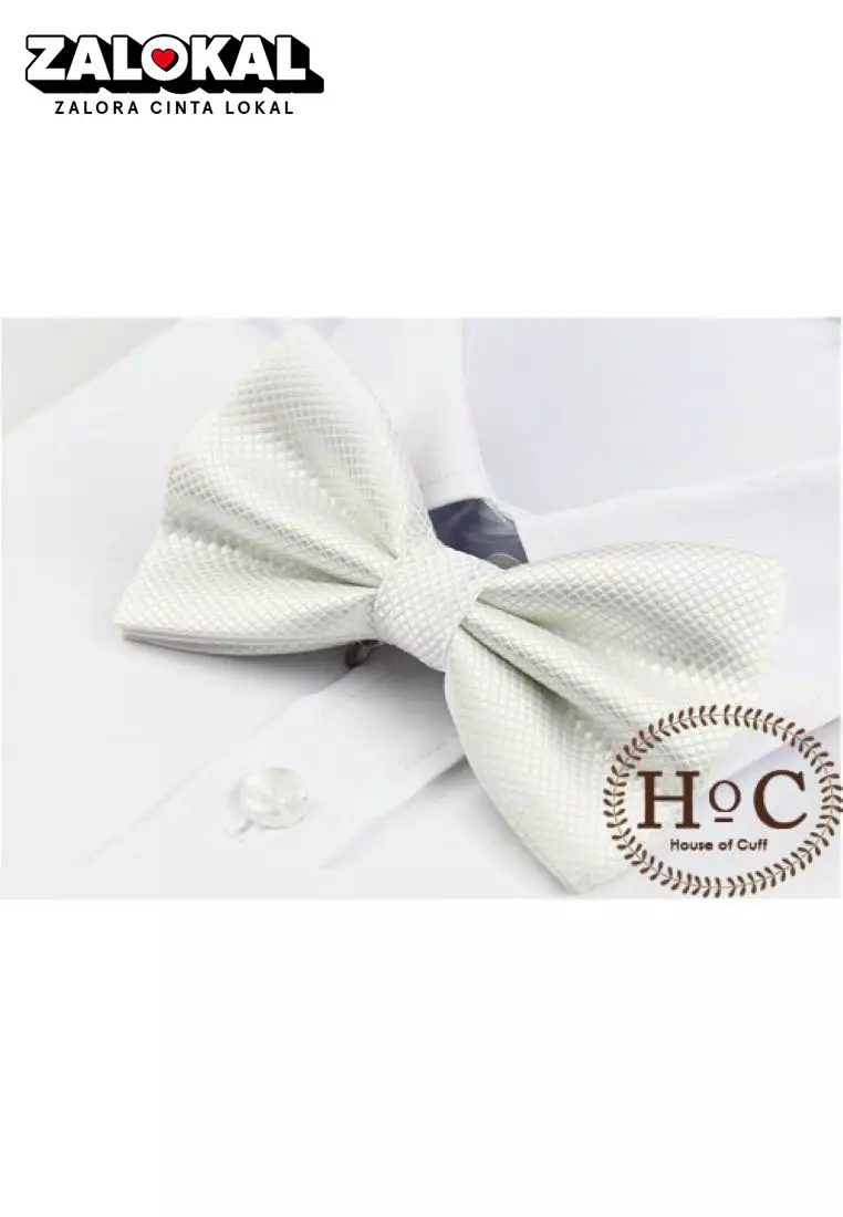 Bowtie Dasi Kupu Wedding Houseofcuff Dasi Kupu Kupu Putih