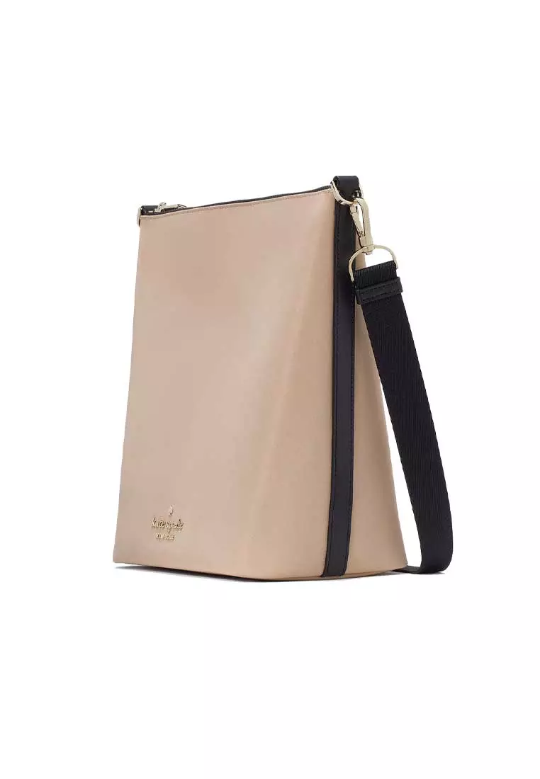 Chelsea Large Duffle Crossbody Bag Warm Beige Multi KG459
