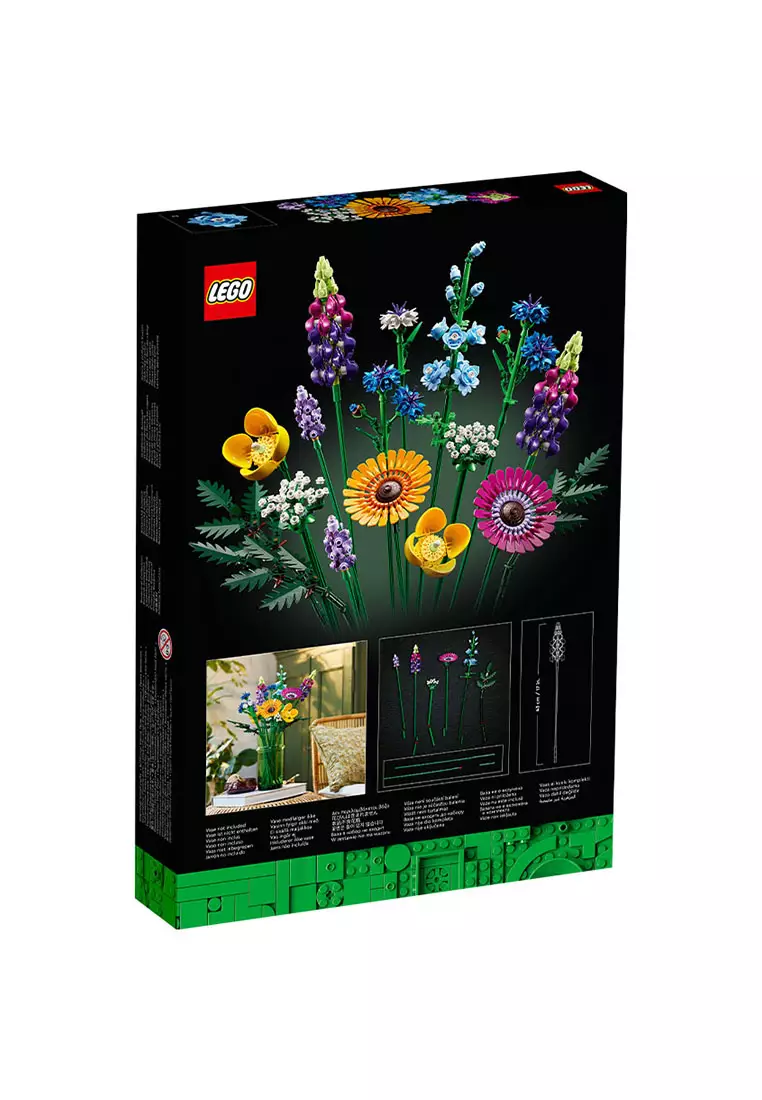 Icons 10313 Wildflower Bouquet, Age 18+, Building Blocks, 2023 (939pcs)