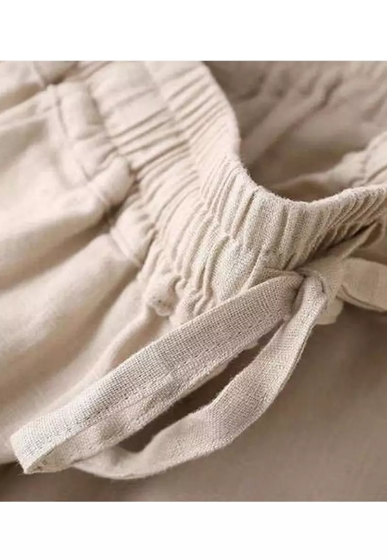 Big Size Cotton-flax Casual Pants RZ9020