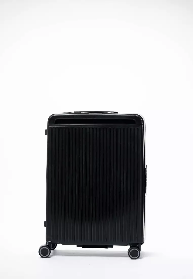 Gamma 24" Medium Hard Case Zipperless Luggage Black