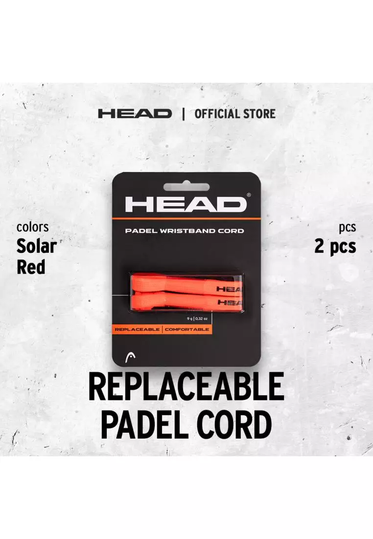 Jual Head HEAD Padel Wrist Cord 2Pcs So 288066 - Wrist Strap Raket ...