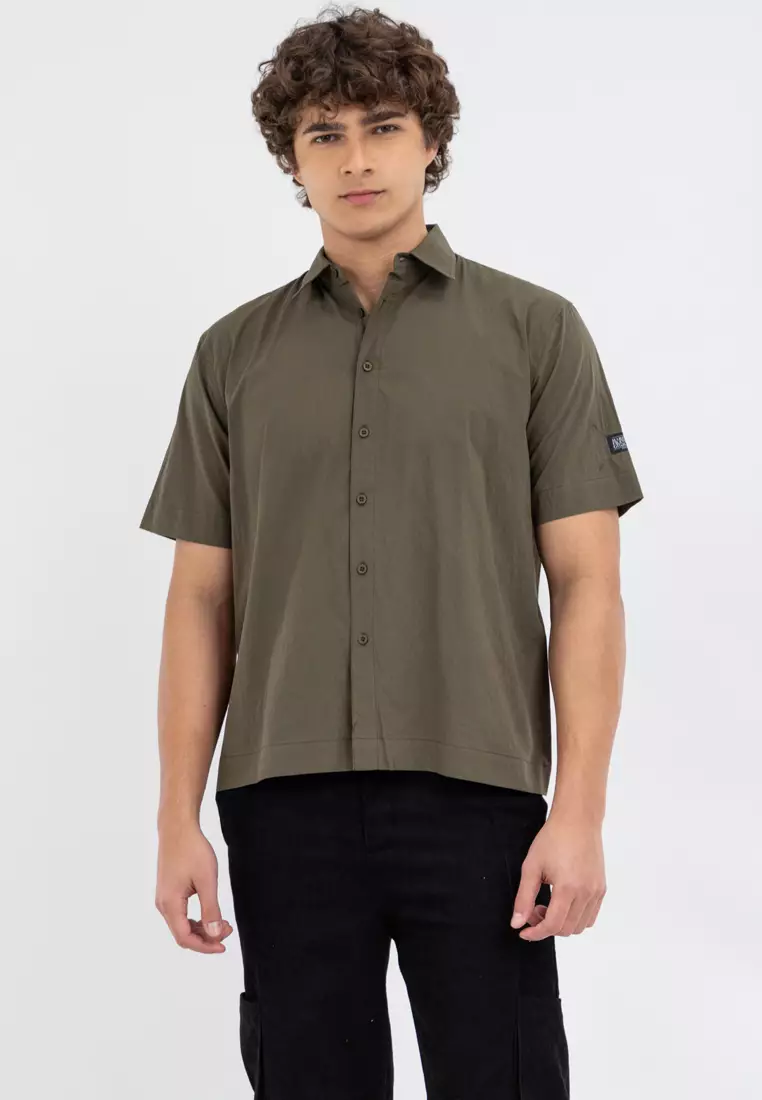 Men's Polo 1 Button Down Fatigue