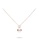 Millenne silver MILLENNE Multifaceted Blue Topaz Ice Queen Rose Gold Necklace with 925 Sterling Silver 86AB5AC1BEC831GS_1