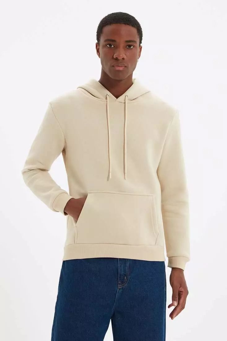 Funnel neck hoodie mens sale