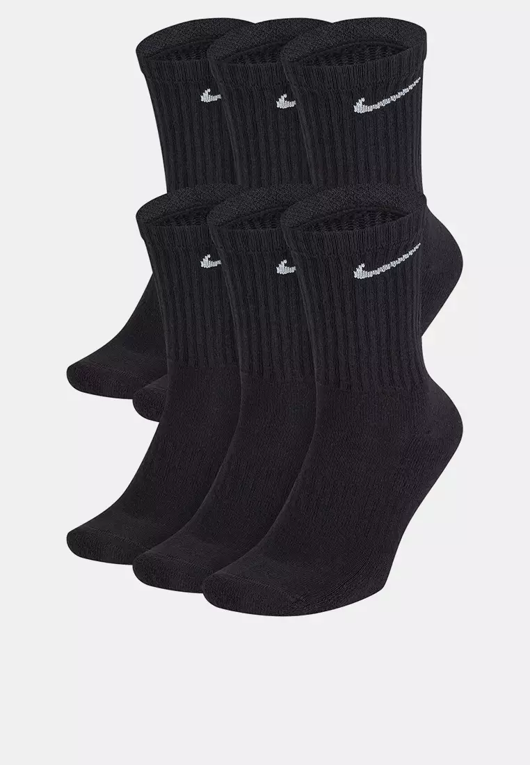 Everyday Cushioned Training Men's Crew Socks (6 Pairs)