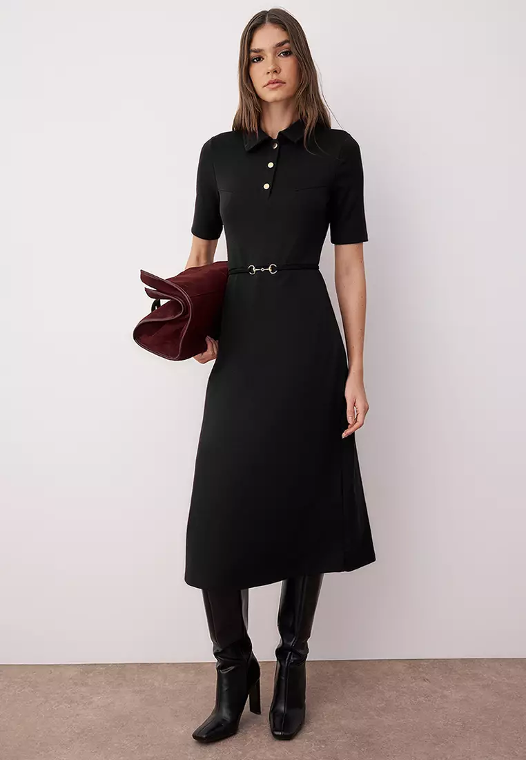 a line dress online india Buy Beatnik A-line Dresses Crepe Woven dresses Online for Women