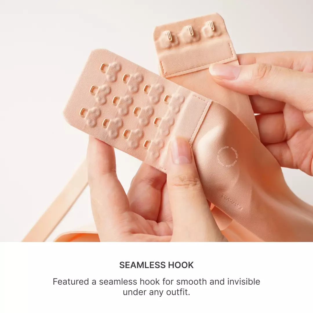 Nathalie Square Neck Seamless Bra NTB 3520 - Beige