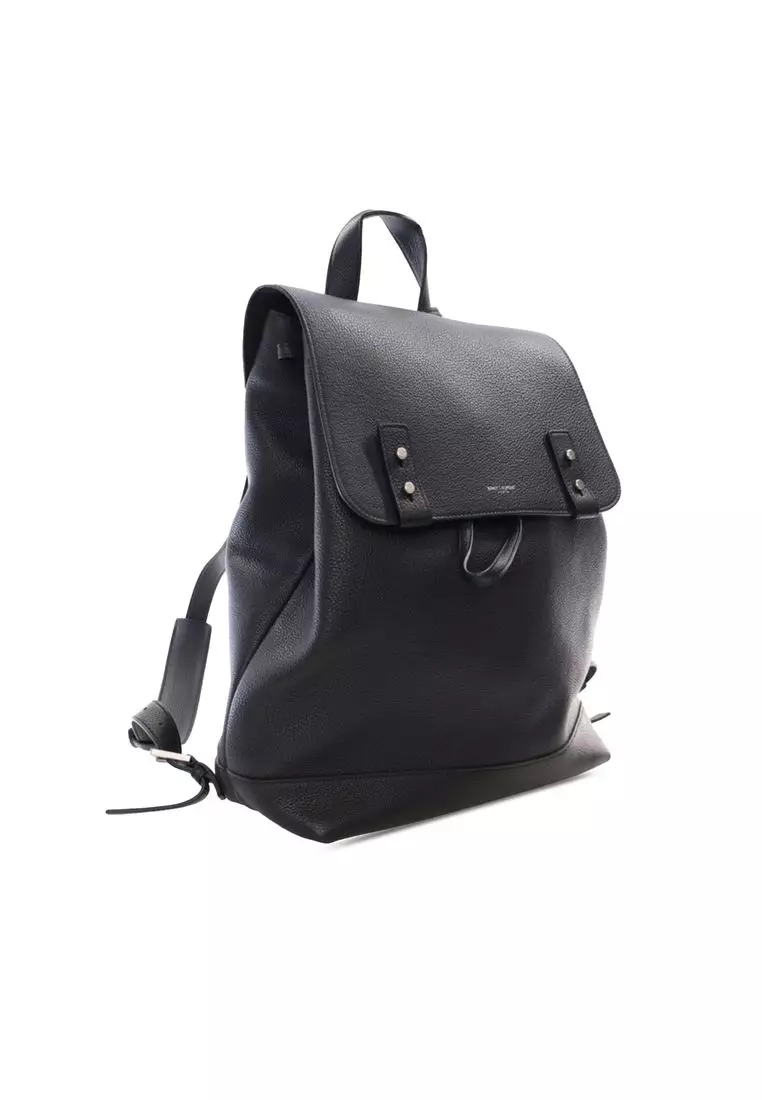 SAINT LAURENT Pre-Loved Saint Laurent Grained Calfskin Sac De Jour