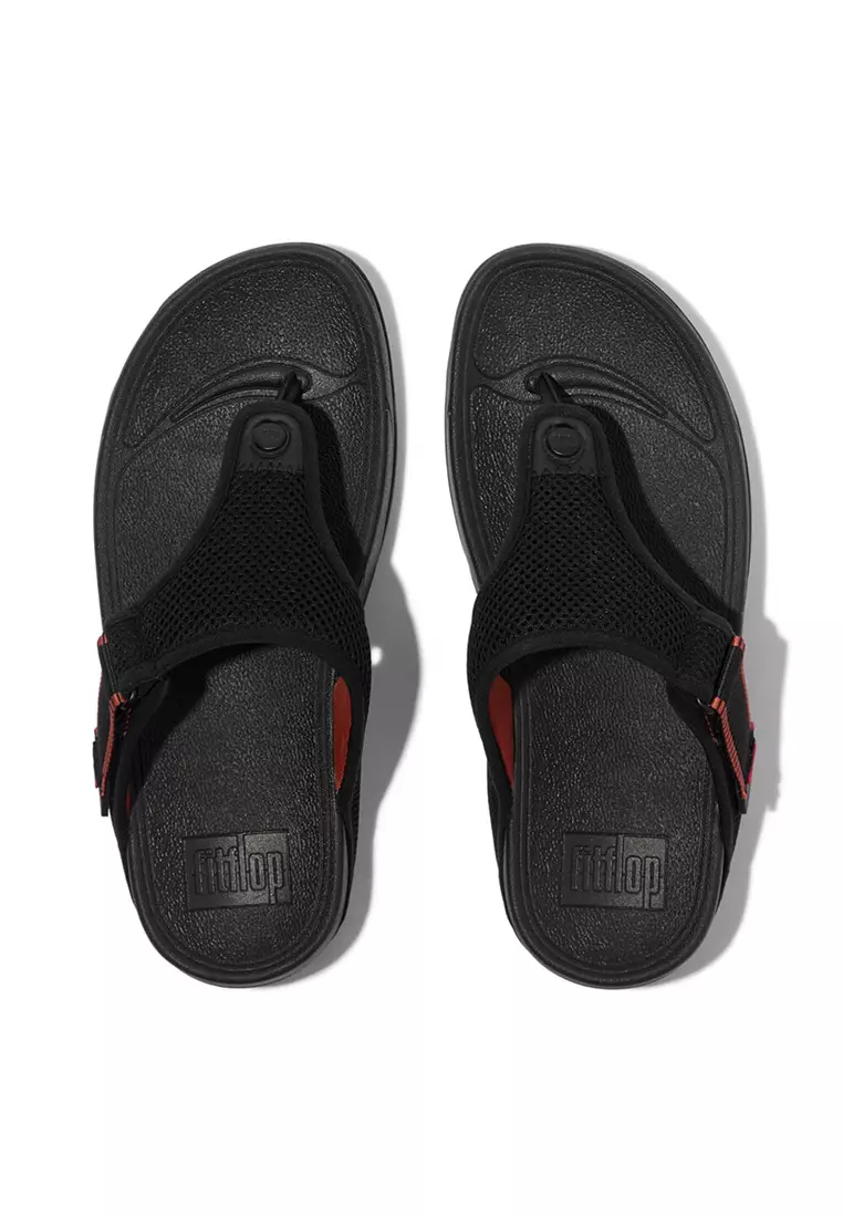 Trakk Mens Adjustable Water-resistant Mesh Toe-post Sandals