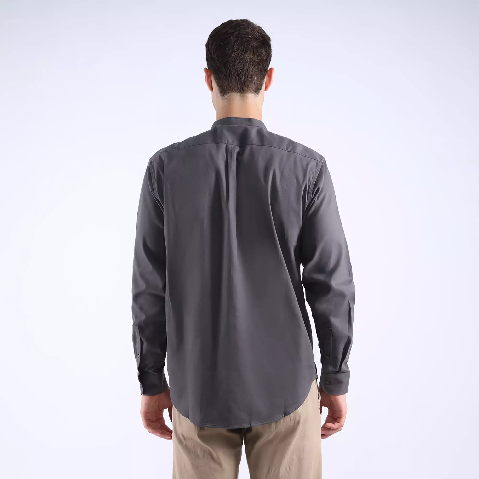 LARUSSO X Rizky Ridho - Form + Focus - Koko Ultra Soft Lengan Panjang - Asphalt Grey