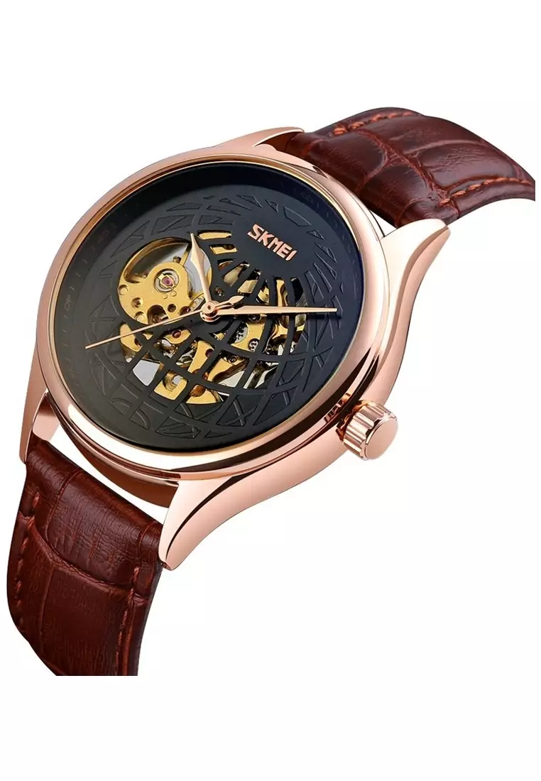 Jual SKMEI Jam Tangan Mechanical Pria Automatic Movement Strap