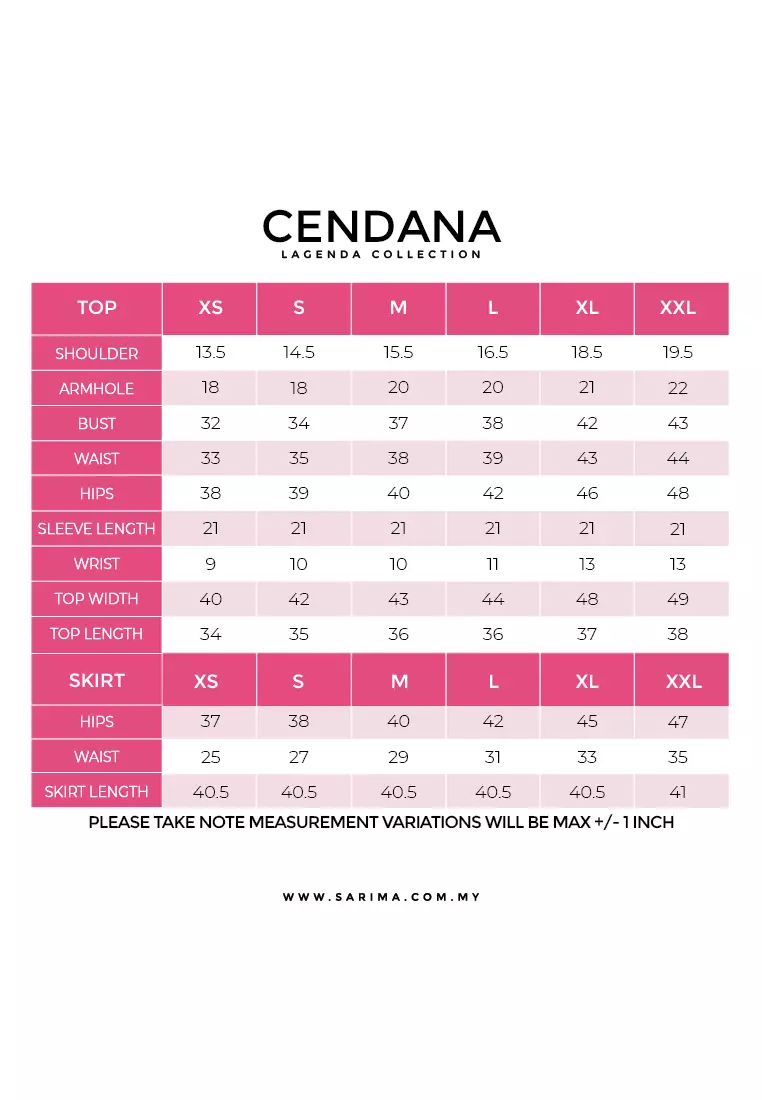 Kurung Cendana Tyrian Purple