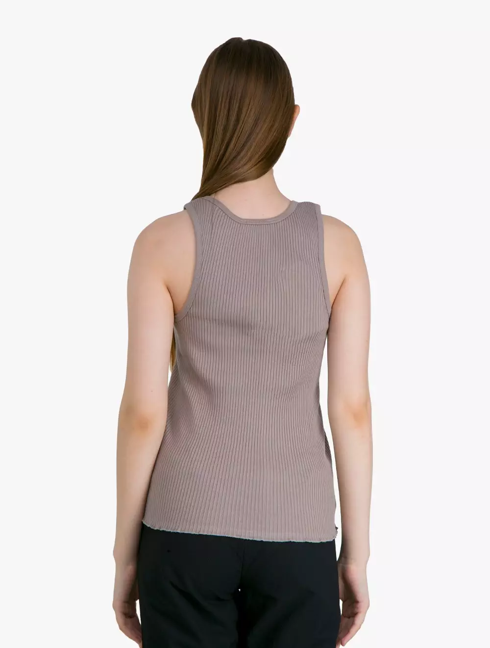 Calvin Klein - Hero Tubular Lip Tank Top - Brown - brown