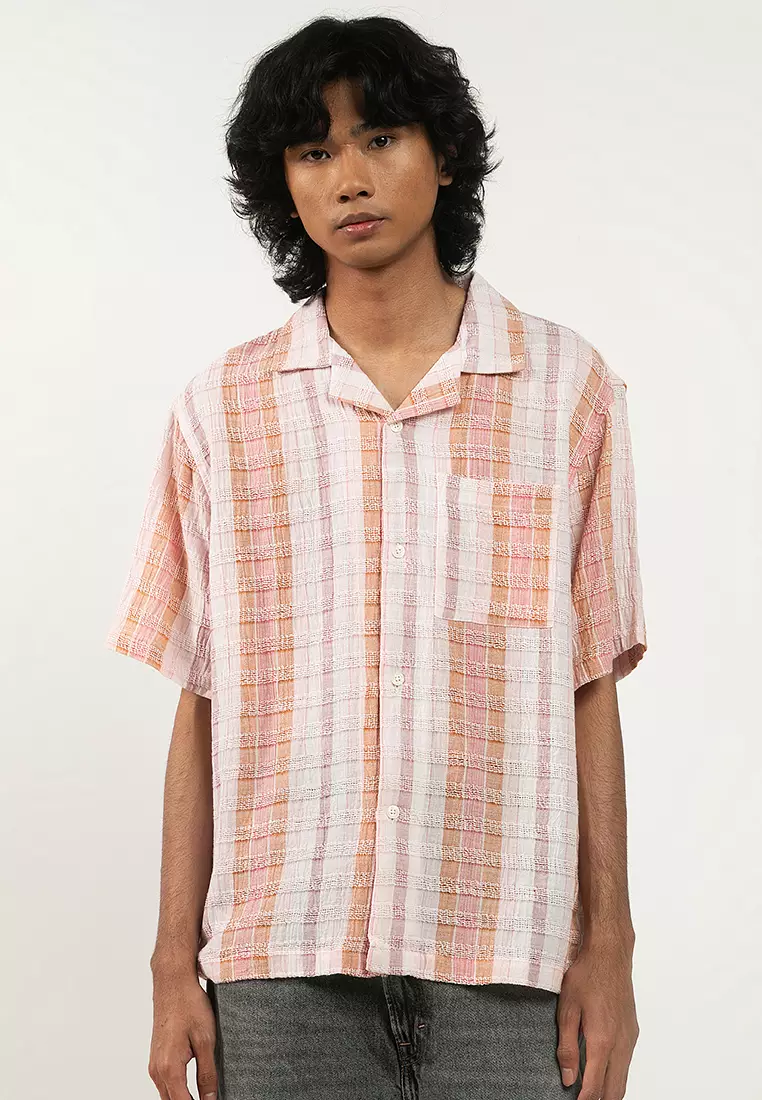 Textured Short Sleeve Shirt