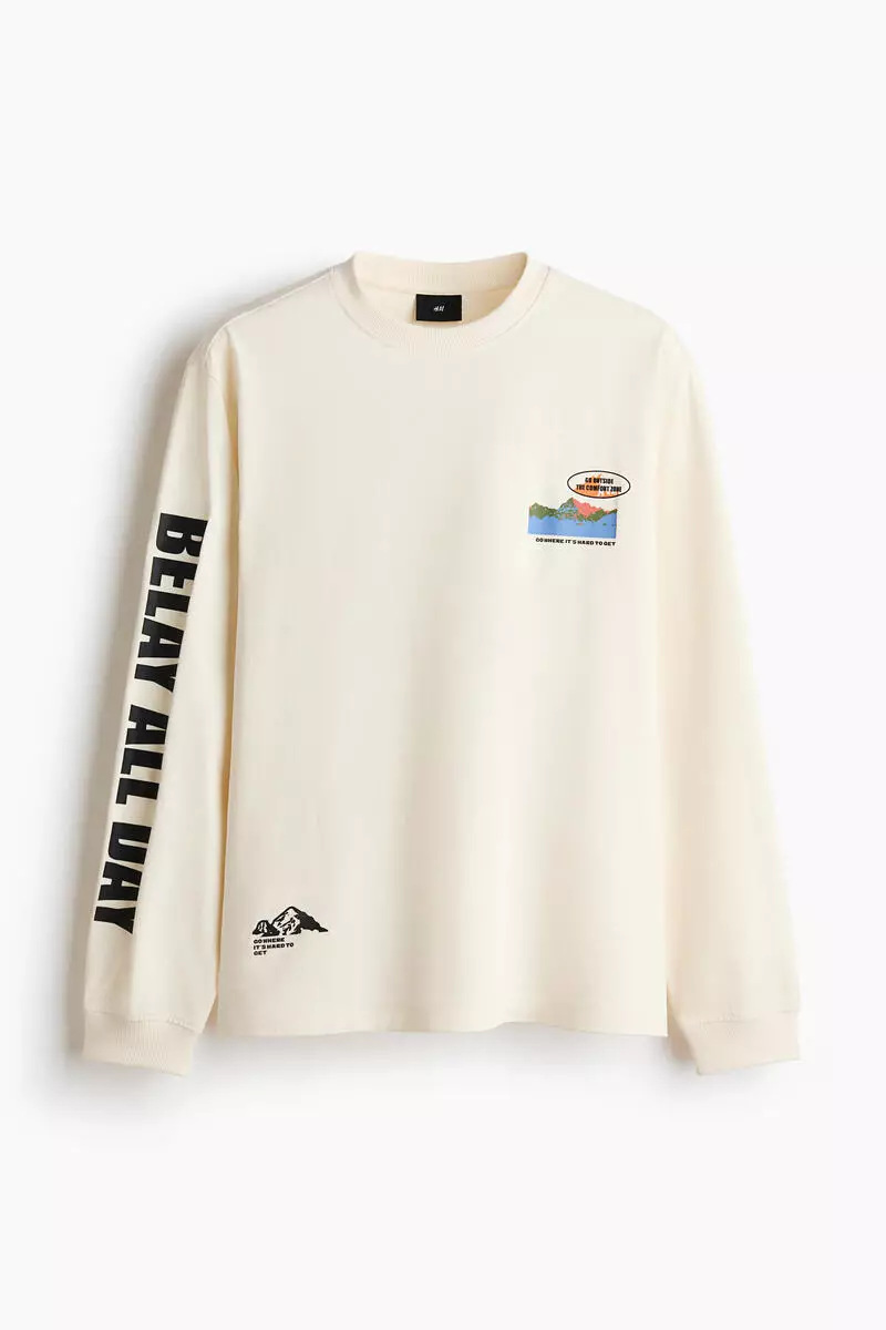 Loose Fit Long-sleeved top