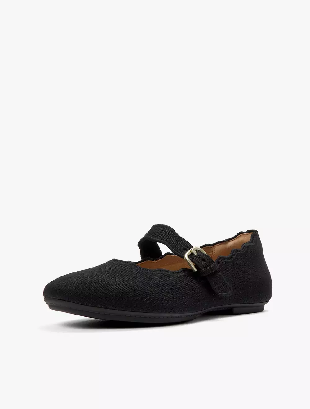 Fitflop Delicato Wave-Edge Canvas Women's Mary Janes - Black