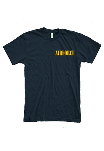 MRL Prints navy Pocket Airforce T-Shirt Frontliner A90AFAAE4CB38AGS_1