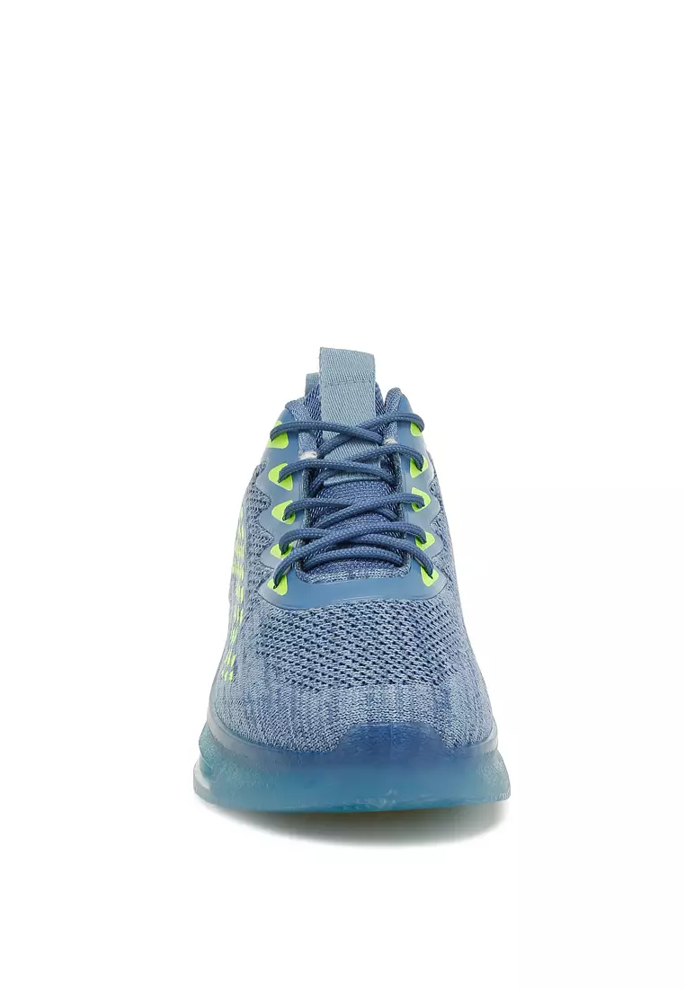 藍色 Flyknit 厚實防滑運動鞋