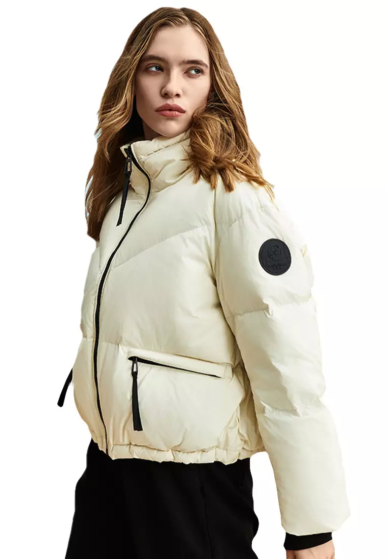 White down parka discount women's