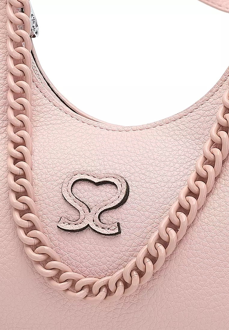 Women's Top Handle Bag / Sling Bag / Crossbody Bag / Shoulder Bag - Pink