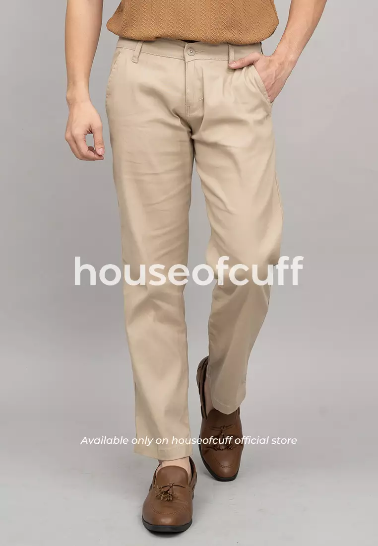 Houseofcuff Celana Panjang Chino Loose Fit Krem