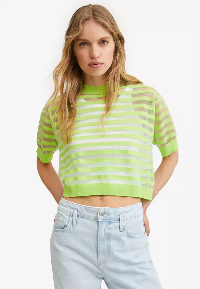 Semi-Transparent Knitted Sweater