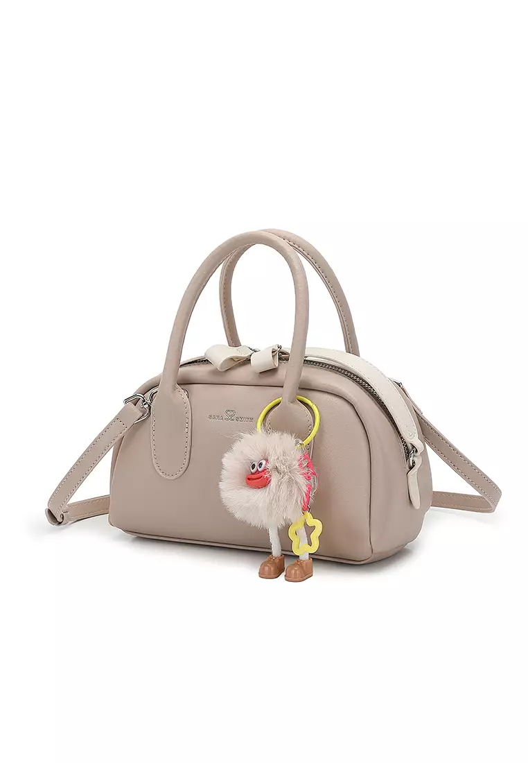 Women's Top Handle Bag / Sling Bag / Crossbody Bag / Shoulder Bag (Tas Tangan Wanita / Tas Selempang Wanita / Tas Bahu Wanita) - Cokelat