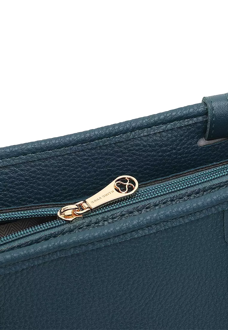 Women's Tote Bag / Shoulder Bag / Top Handle Bag (Tas Jinjing / Tas Bahu / Tas Tangan) - Biru