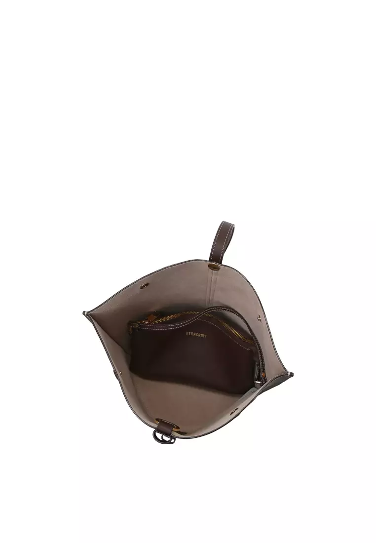ORUKAMI Flat Hook Convertible Bucket Tote - Cacao