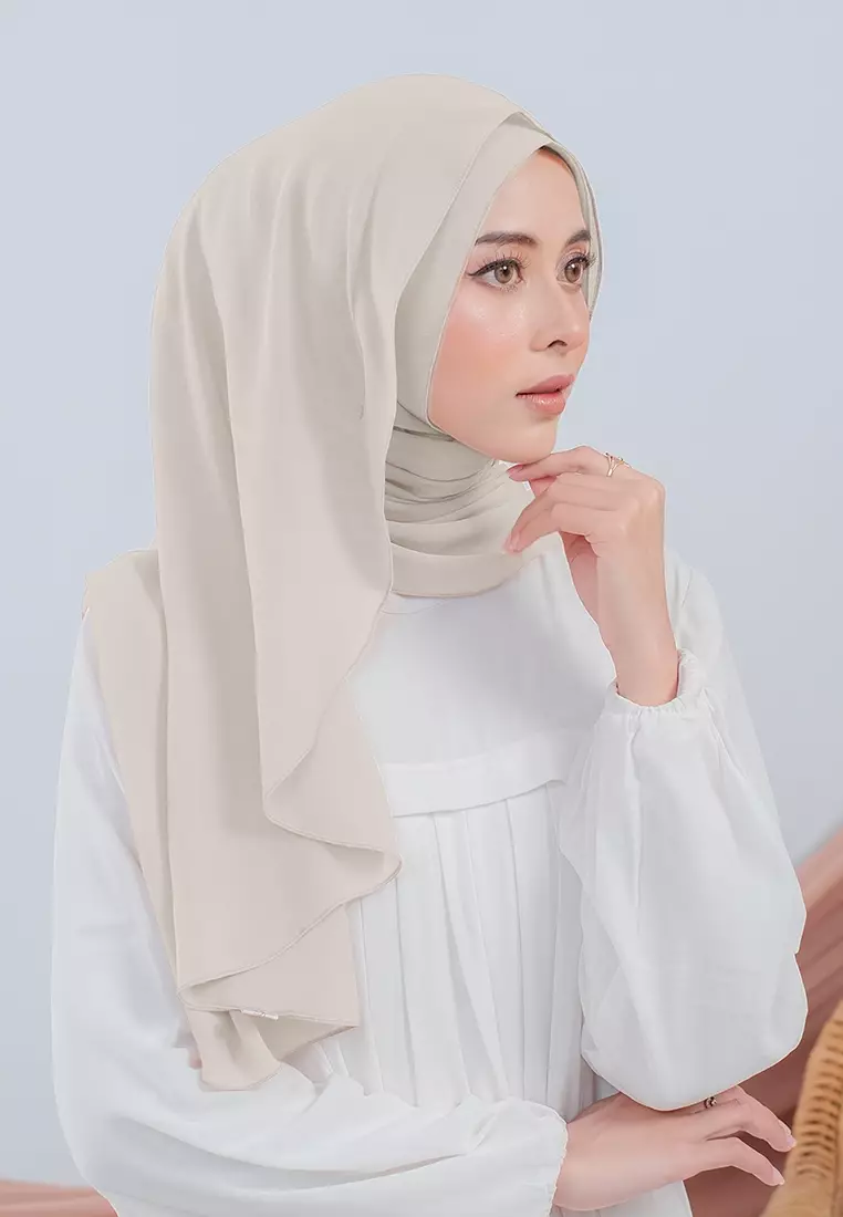 HIJAB INSTAN LUBNA - LIGHT CREAM