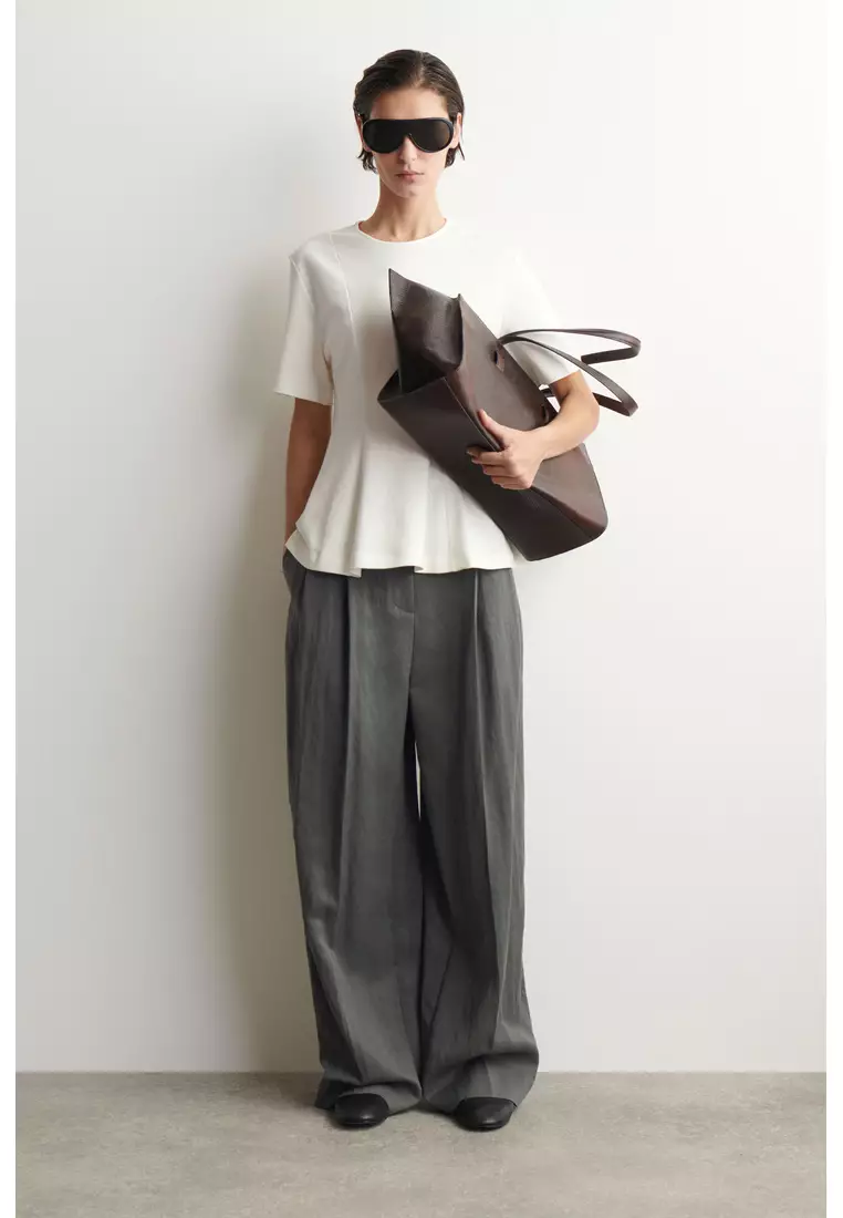 WAISTED COTTON T-SHIRT