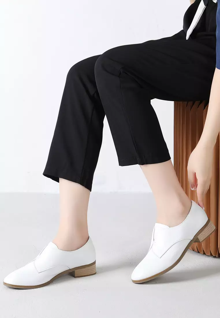 Round Toe Leather Boat Shoes TH118-26